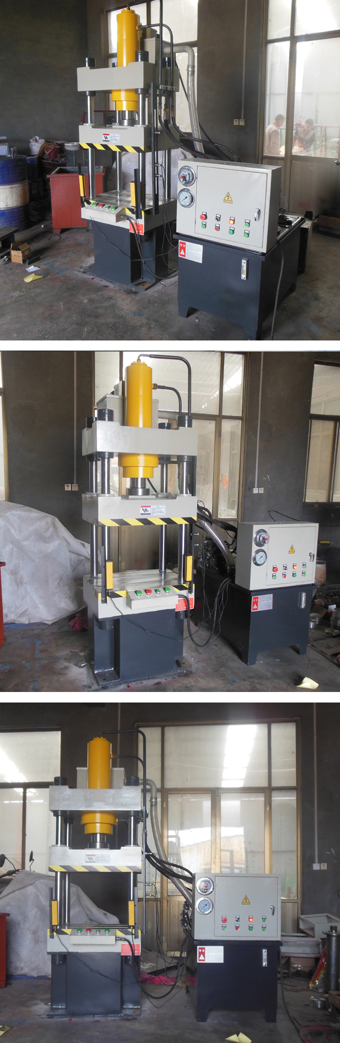 60噸四柱液壓（yā）機主視圖拍攝